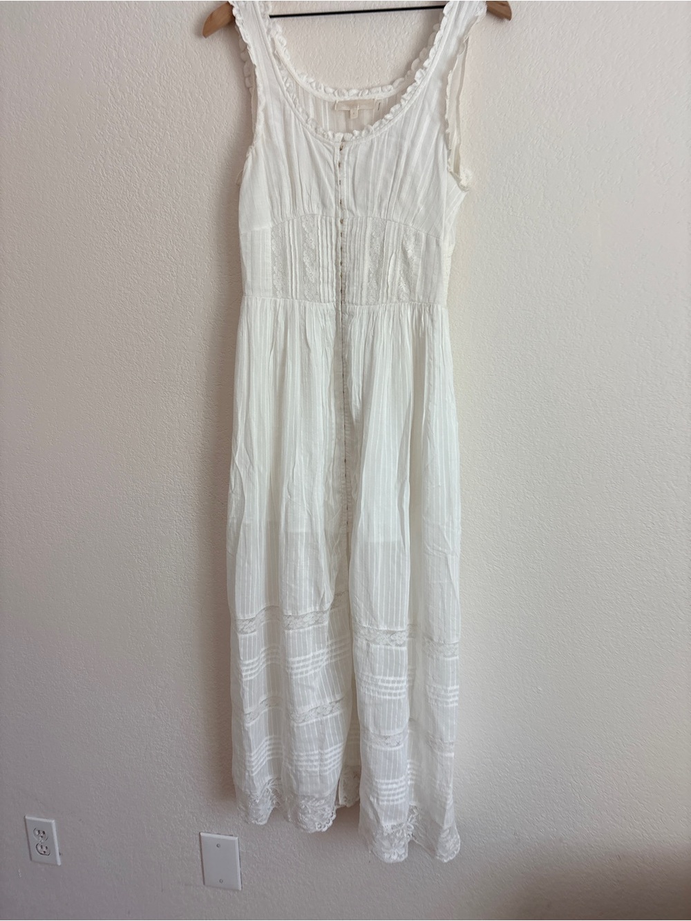 LoveShackFancy Santelle Lace Dress Coastal Cowgirl Cottagecore - Picture 12 of 16